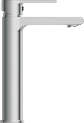 Смеситель для раковины высокий BRASKO однорычажный клик клак 63024