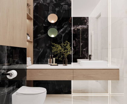 Andora Black Керамогранит чёрный 60х120 полированный
