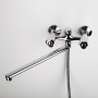 Amper 2902L Смеситель для ванны с длинным изливом Wasserkraft Amper 2902L Смеситель для ванны с длинным изливом Wasserkraft