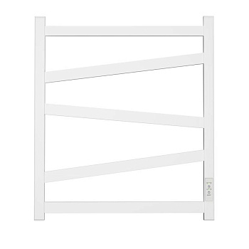 Полотенцесушитель электрический Point Феникс PN15856W П5 500x600, диммер справа, белый Полотенцесушитель электрический Point Феникс PN15856W П5 500x600, диммер справа, белый