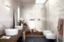 Плитка M73S Allmarble Wall Statuario Struttura Pavé Lux 3D 40х120 8mm