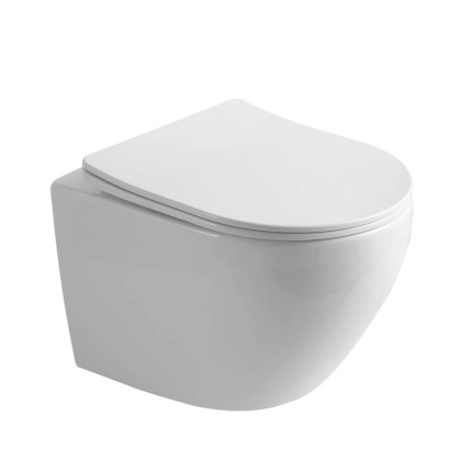 Унитаз подвесной PLAZA , сиденье: дюропласт, цвет: белый, арт. PL30116DP