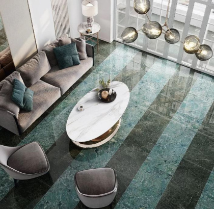 Риальто зеленый лаппатированный обрезной 60x119,5x0,9