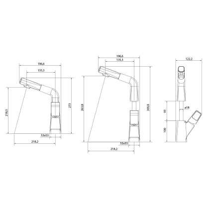 Смеситель Lemark Soul LM6008BR для кухни/раковины Смеситель Lemark Soul LM6008BR для кухни/раковины