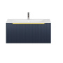 Тумба под раковину Creto Luna Blue 100 см 17-Bl100