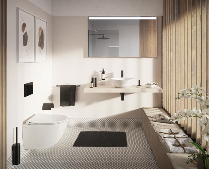 Столешница подвесная 120 см, светлый дуб