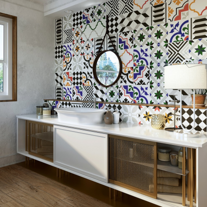 Декор NT\B247\5009 Ателье 20*20 (уп/30шт), шт