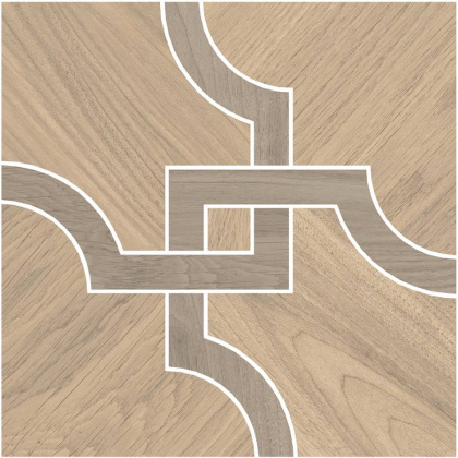 Декор 3 ID135 Монтиони бежевый темный матовый 30см*30см*9мм (1уп/6шт/)наборный, шт