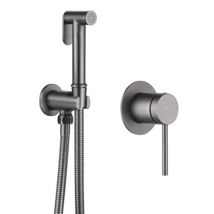 Смеситель ABBER Emotion AF8825NG с гигиеническим душем, никель Смеситель ABBER Emotion AF8825NG с гигиеническим душем, никель