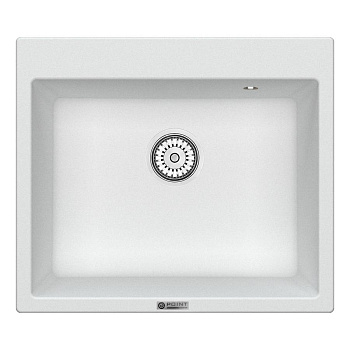 Мойка кухонная Point Бинга 60 PN3003W, белый