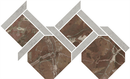 Декор Риальто 1 наборный лаппатированный 48x29,5x0,9