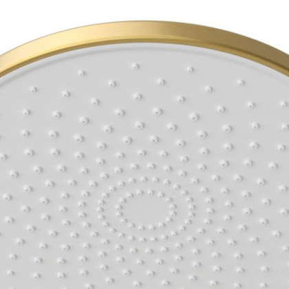 RELAX-CD-BORO Душевая стойка со смесителем, брашированное золото