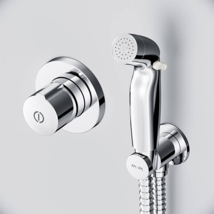 F40P85A00 X-Joy TouchReel, гигиенический набор для скрытого монтажа с нажимным смесителем Для душа,