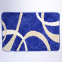 Коврик для ванной комнаты Rhein, 57х55х2,8 см, синий, BM-6205