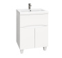 Тумба Onika Стрим 60 напольная, белая (ум. Фостер 60)