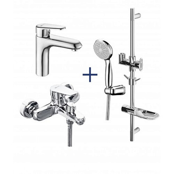 Комплект смесителей Lemark Point LM0380C "3 в 1"" Комплект смесителей Lemark Point LM0380C "3 в 1""