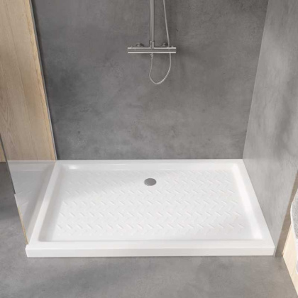 Душевой поддон RGW CR-107 72 x 100 см, прямоугольный, керамический, белый, 19170370-01