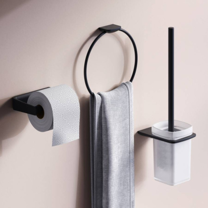 Набор аксессуаров для зоны туалета, черный, AK50T1103B