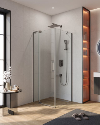 SLIDER-AH-1-100-100/110-BR-BORO Душевой уголок