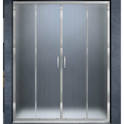 Душевая дверь Alpha VDS-3AL2170CL, 1700, хром, стекло прозрачное