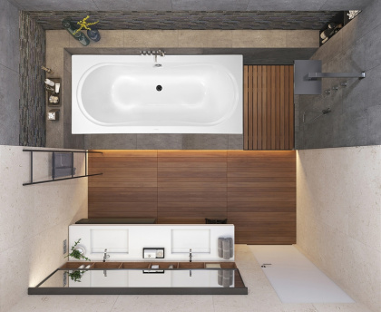 Акриловая ванна VAGNERPLAST BRIANA 170x75