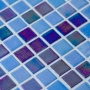 Стеклянная мозаика, MIX DEEP BLUE 552/555, Shell