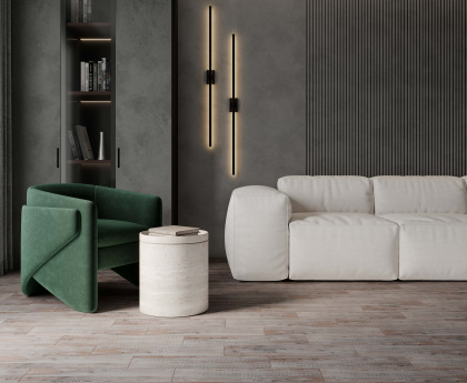 Lucie Керамогранит темно-бежевый 14,7х59,4