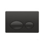 Смывная клавиша COMO,  две овальные кнопки,чёрный бархатистый, P61-0190, шт Смывная клавиша COMO,  две овальные кнопки,чёрный бархатистый, P61-0190, шт