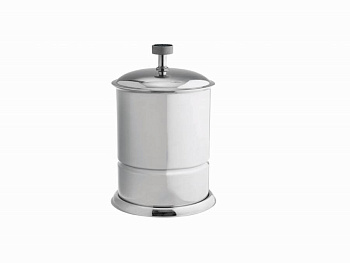 Ведро металл ROYALE CRISTAL BLACK ХРОМ 10927-CR-B Boheme