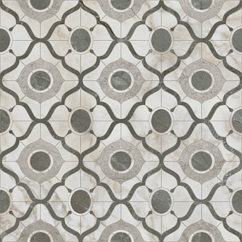 Декор OS\A305\SG1609N Кантата белый,серый 40,2см*40,2см*8мм (1уп/4шт/)матовый, шт