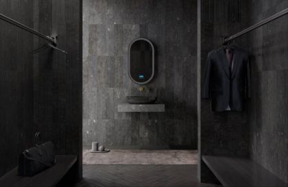 Раковина накладная карбоновая ABBER Karbon AK2041 черная