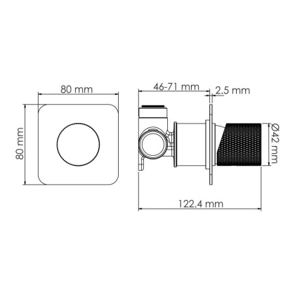 Смеситель для душа WasserKRAFT Ems 7651 Смеситель для душа WasserKRAFT Ems 7651