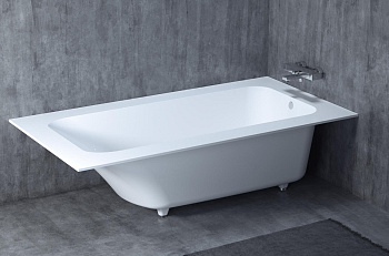 Ванна из искусственного камня S-Sense Salini Orlando 190x100 см матовая,102014M