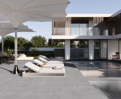Betonica Grey PRO Керамогранит тёмно-серый 60х120 матовый R11 Soft