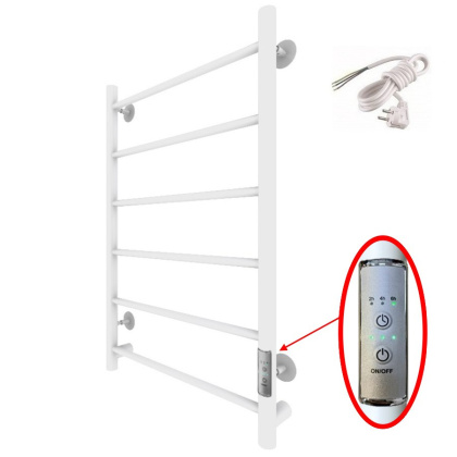 Полотенцесушитель Аспект Пэк сп 1 80х50 белый ВГП Полотенцесушитель Аспект Пэк сп 1 80х50 белый ВГП