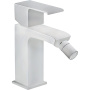 PORTA-BS1-BIO Смеситель на биде однорычажный, с донным клапаном, исполнение белый матовый