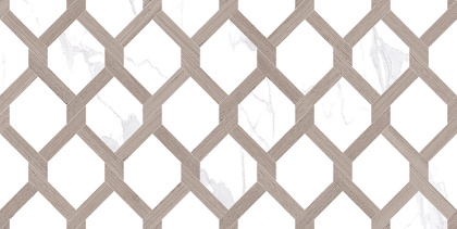 Плитка настенная Statuario табачный узор 08-00-17-2466 20х40 (15шт/1,2м2),м2