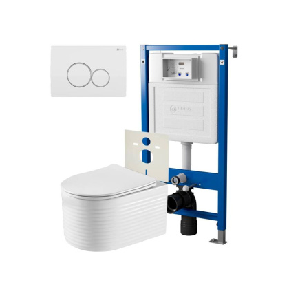 Сет: Система инсталляции Point Элемент для подвесного унитаза PN45120 + Клавиша смыва для инсталляции Point Виктория, белая/хром, PN44061WC + Унитаз подвесной Point Омега безободковый, белый, сиденье дюропласт, микролифт быстросъемное PN41902 Сет: Система инсталляции Point Элемент для подвесного унитаза PN45120 + Клавиша смыва для инсталляции Point Виктория, белая/хром, PN44061WC + Унитаз подвесной Point Омега безободковый, белый, сиденье дюропласт, микролифт быстросъемное PN41902