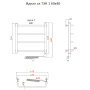 Полотенцесушитель Идеал эл ТЭН 1 60*40 (ЛЦ5)