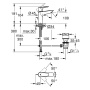 Смеситель Grohe BauEdge для раковины 23758001 хром Смеситель Grohe BauEdge для раковины 23758001 хром
