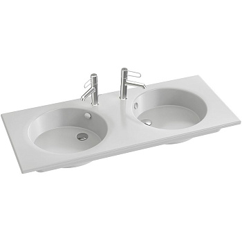 Раковина Jacob Delafon Odeon Rive Gauche  EXAT112-Z-00, 120 см, шт Раковина Jacob Delafon Odeon Rive Gauche  EXAT112-Z-00, 120 см, шт