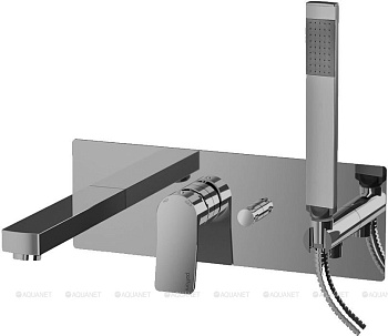 Смеситель для ванны с душем Paffoni Tilt TI001ST (с внутренней частью)