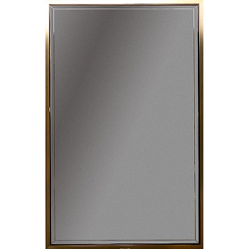 Зеркало MONACO с подсветкой 70*110CM глянец черная+золото 566-BG Boheme