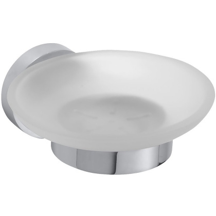 Мыльница Bemeta Omega 104108042 Хром, Матовое стекло