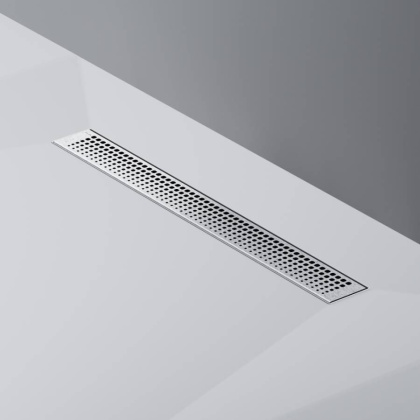 W01SC-P11-060-01SB MasterFlow Трап для душа линейный универс затвор Cut Gradient 60см цвет сталь мат