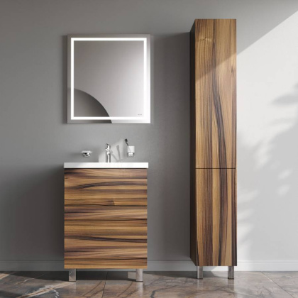 База под раковину, напольная, 60 см, 2 ящика, орех M90FSX0602HF