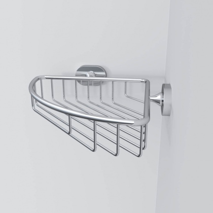 Корзина для душа A7434800 Sense L угловая, 6,1х22,2х22,2 см, хром