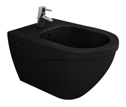 Биде подвесное Bocchi Taormina Arch 1121-004-0120 черное матовое Биде подвесное Bocchi Taormina Arch 1121-004-0120 черное матовое