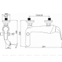 Смеситель Lemark Swan LM5402BGC для ванны Смеситель Lemark Swan LM5402BGC для ванны