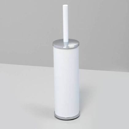 Щетка для унитаза напольная, 8,5х38,5х8,5 см, белая, K-1027W